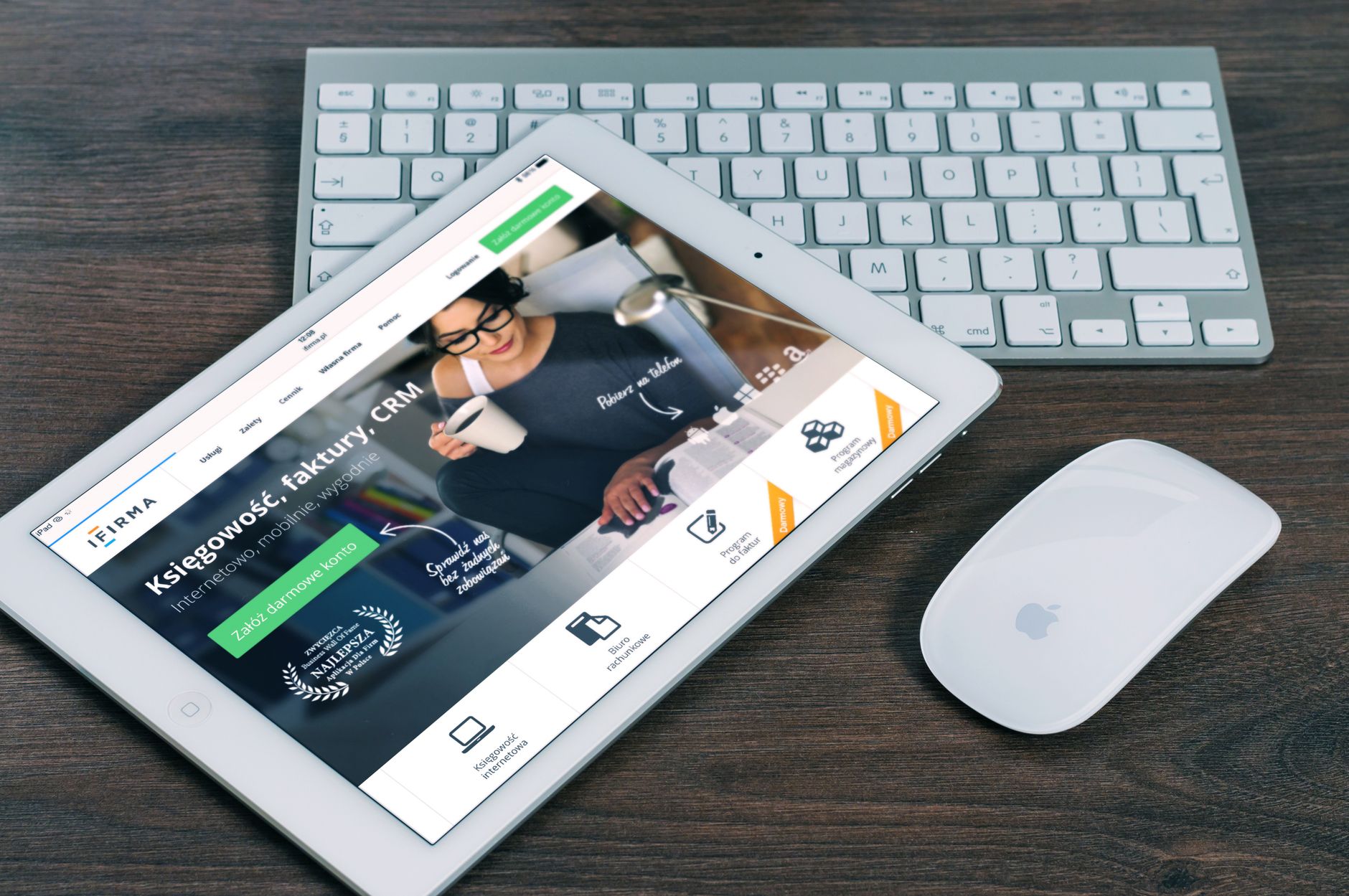Tablet displaying a professional coaching website, representing website must-haves for coaches and consultants