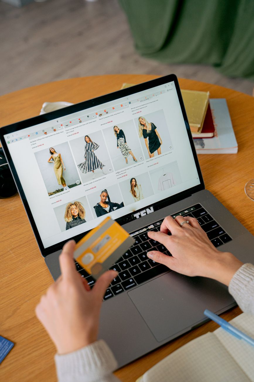 person shopping online